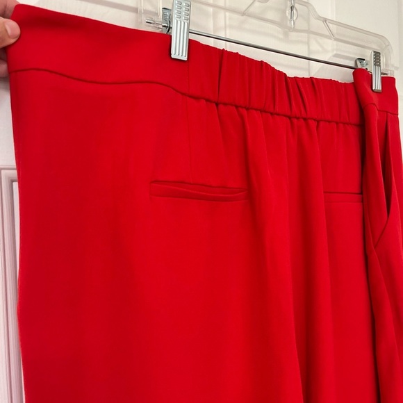 Ever New Nylah Curve Wide Leg Pants 16 Salsa Red - Picture 10 of 15